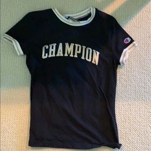 black champion shirt